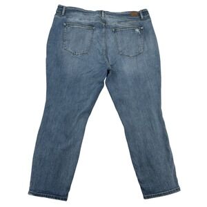 Judy Blue Womens Plus Sz 44 Boyfriend Fit Stretch Distressed Destroyed  Jeans